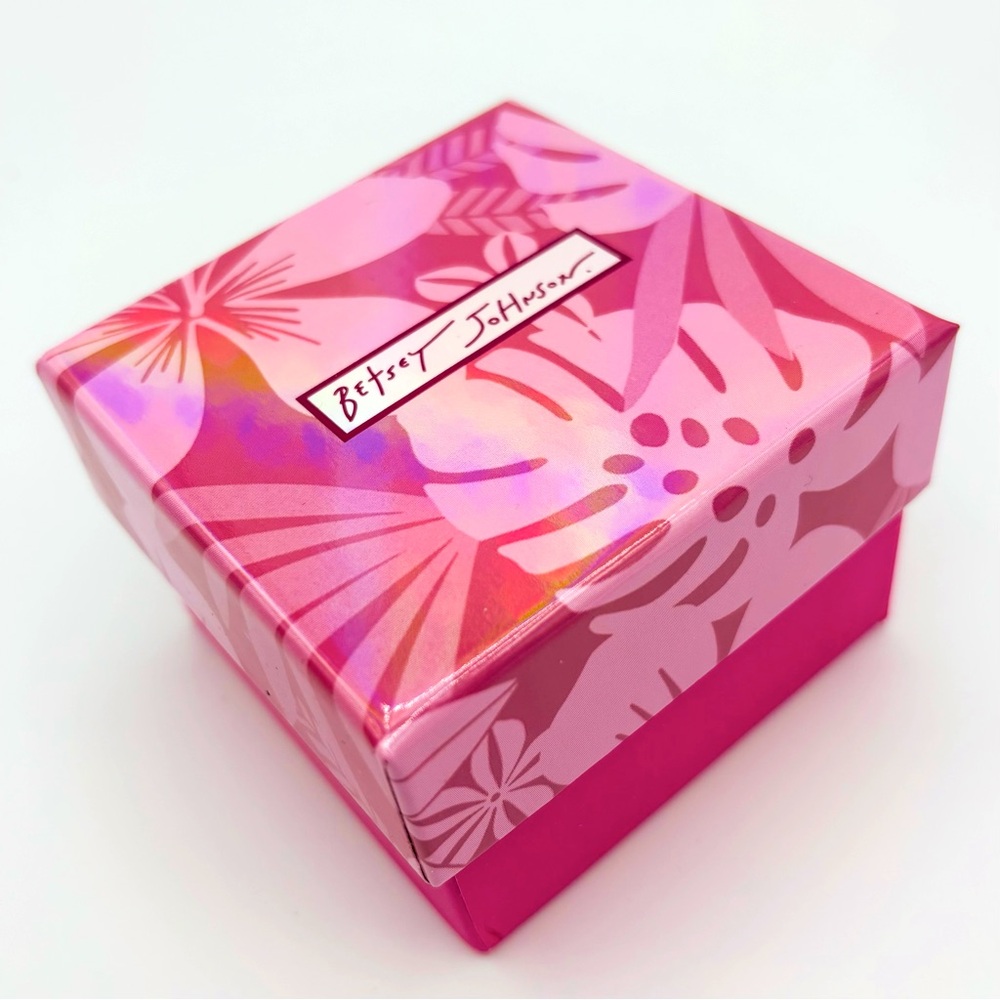 Betsey Johnson Hothouse Bloom Orchid Cocktail Ring - Picture 6 of 10